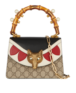 Pre-loved GG Fox Bamboo Top Handle - £890